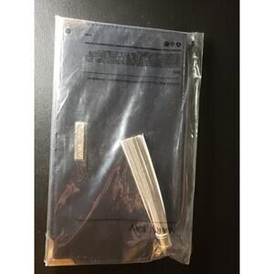 NEW Mary Kay Black Make-up Zip Pouch Clutch 9" X 5" Gold Tassel Zipper Pull